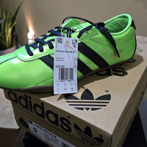 adidas Tokyo Decon Solar Green JQ2155 Sneakers Women's Size 9 NEW!💚 - Picture 6 of 11